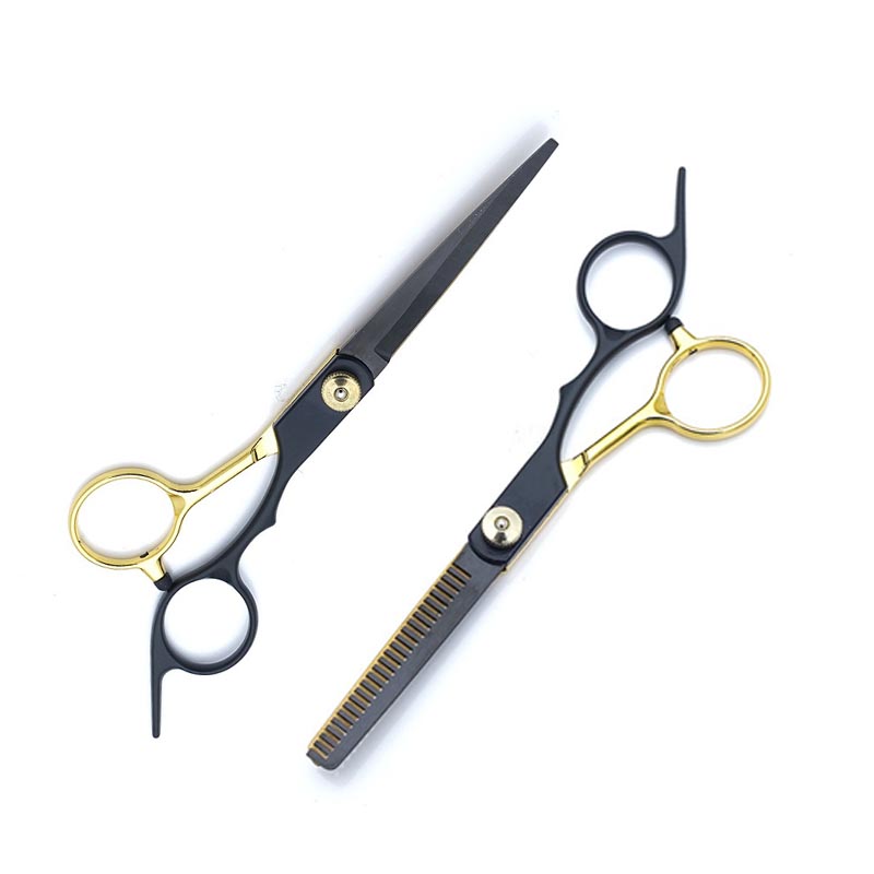 Saks for frisør barber tynt hår klippe saks saks tell mfjd 01: Rød