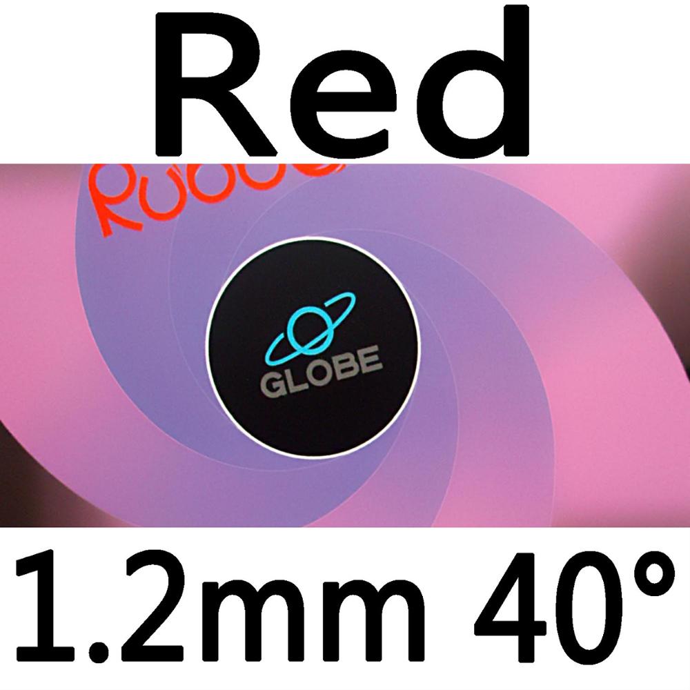 Globe 999 Pips-In Table Tennis (PingPong) Rubber with Sponge: red 1.2mm H40