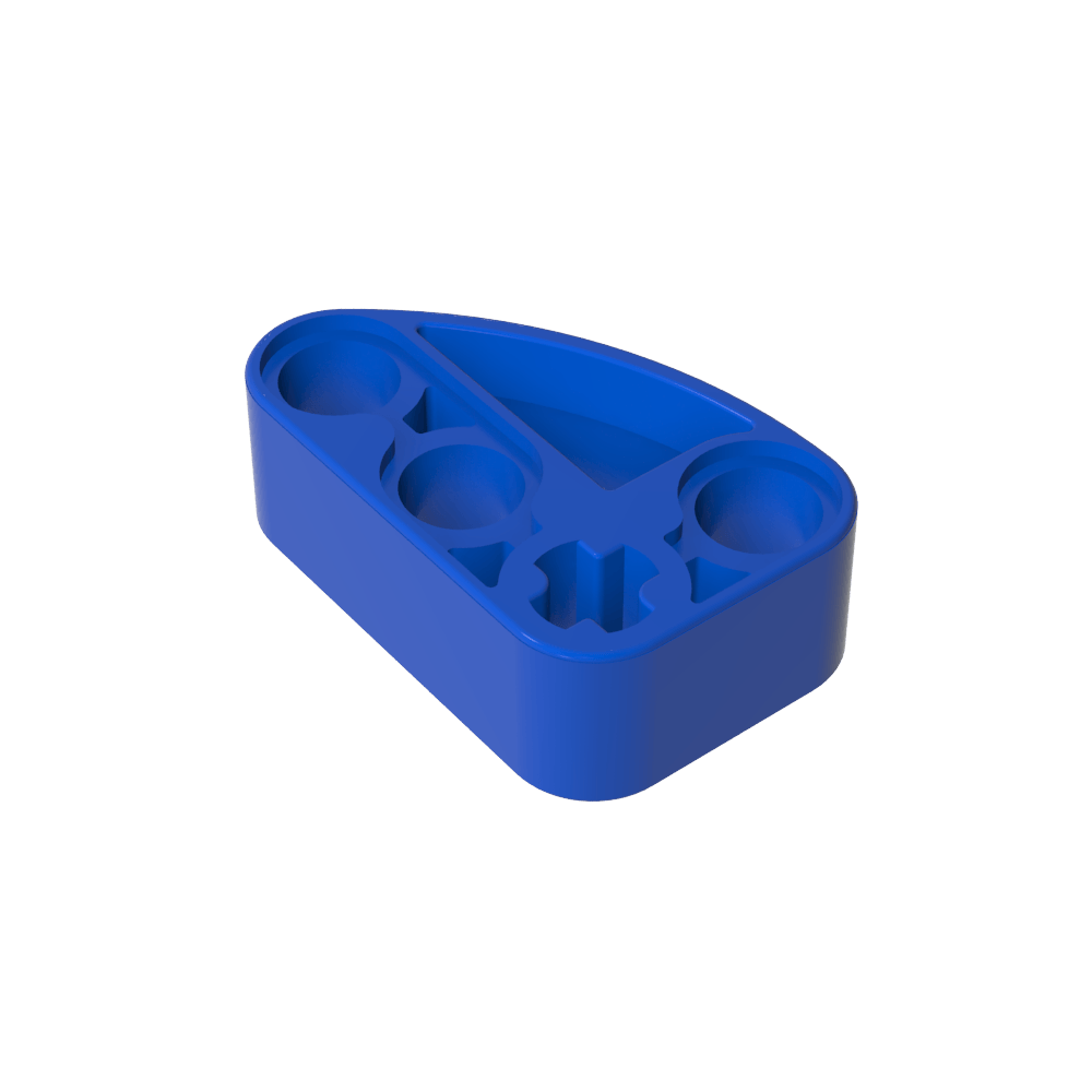 Moc Technic Beam 2x3 a forma di L con quarti ellisse blocchi spessi parti compatibili 71708 blocchi di costruzione fai da te mattoni giocattoli per bambini: Rosa chiaro