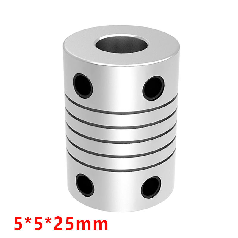D19xL25 Aluminium Flexible Jaw Shaft Coupling 3 4 5 6 6.35mm 8mm 10mm CNC Stepper Motor Coupler Encoders Engraving Machine: 2.2mm / WHITE