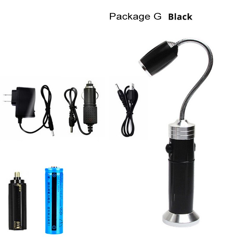 D2 Tragbare 360 Grad Magnetische LED Grill Licht Lampe Einstellbar für BBQ Grill Grillen Lichter draussen Grill Beleuchtung Werkzeuge: Paket G