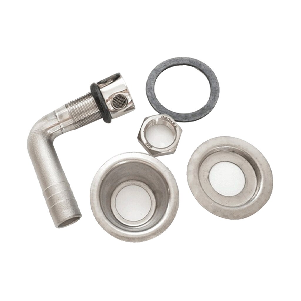 Marine Boat Flush Mount Fuel Gas Tank Vent for 5/8inch, Stainless Steel- Heavy Duty