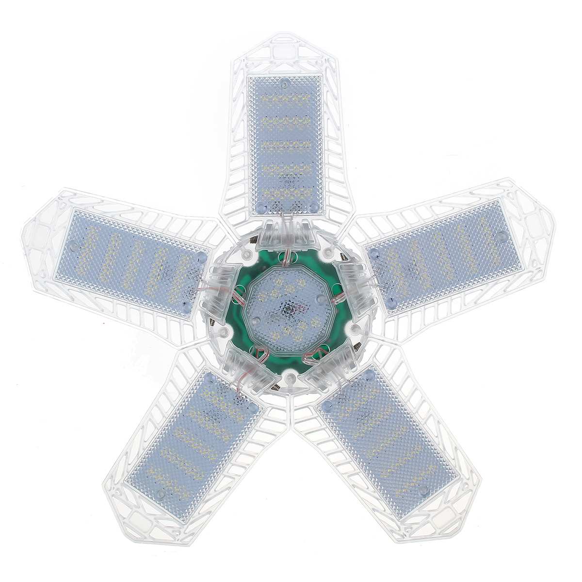 5 Adjustable Panels LED Garage Light E27 Deformable Ceiling Light 10000LM For Shop/Storage/Warehouse Workshop Lighting: 10000LM White