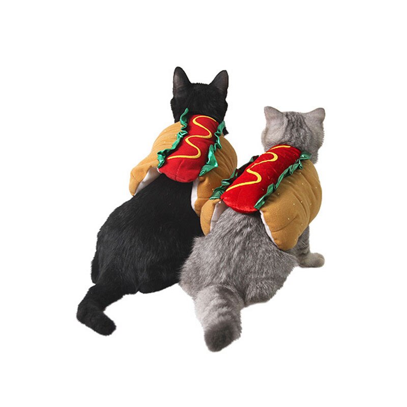 Animal de compagnie Dog Burger déguisement mignon drôle Cosplay chien vêtements chat vêtements pour petits chiens moyens chats Perros Gatos