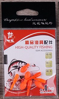 2 pacotes/lote Bóia de Pesca Deriva Cauda Visível Borracha Feijão & Conectores Ferramentas de Pesca Pesca Tackles Acessórios J301 Flotador: red