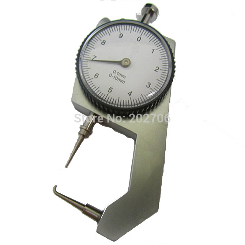 Dial Thickness Gauge 0-20mm 0-10mm Precision Aluminum Min Thickness Meter Tester Micrometer Width Measurement Analysis Tool