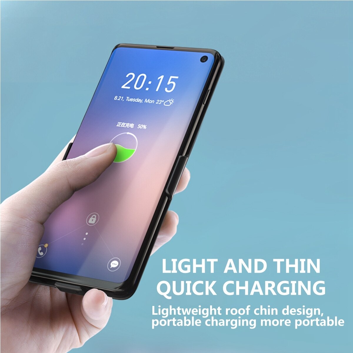 For Samsung Galaxy S10 Battery Charger Case 7000mAh External Slim Backup Power Bank Charger Cover For Samsung S10 Plus S10E