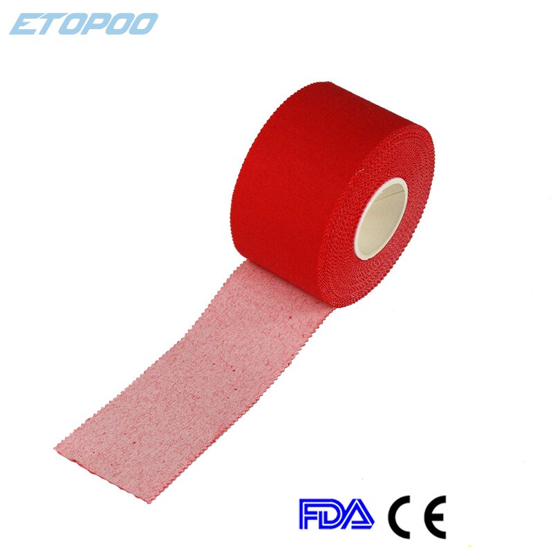 3.8cm*9.14M color Rigid Tape Sports Protect Rigid Sports Tape Strapping Tape Viscose Leukotape sport tape