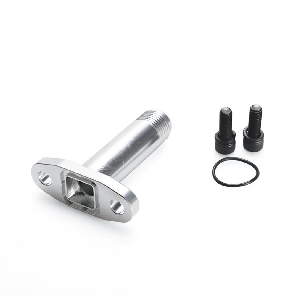 Extended 10 AN AN10 Turbo Drain Fitting for T3/T4 Turbochargers Flange Precision Turbo Oil Drain Return Flange Adapter