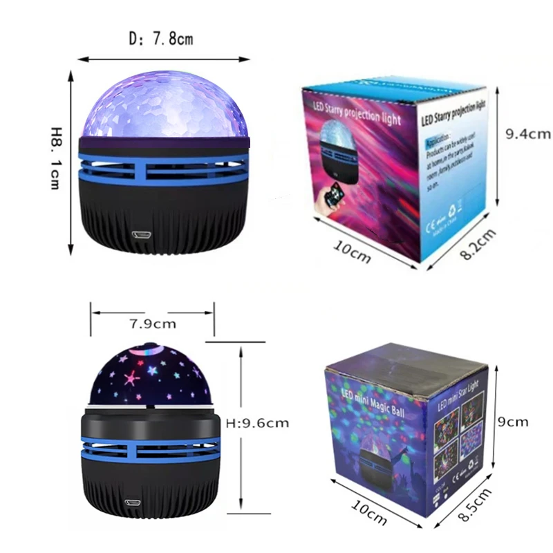 LED Strahler Stern Galaxis Projektor Lampe Bunte Rotierende Magische Kugel Schlafzimmer Atmosphäbetreffend Lampe Bar KTV Disko Party Bühne Licht