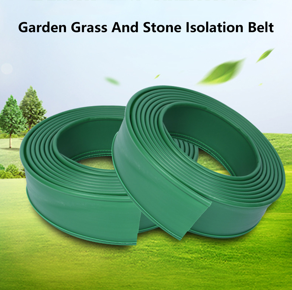 10/5M Garden edge border Outdoor Lawn Edging Flexible Gardening Isolation Path Barrier Plastic Grass Fence Protective Border