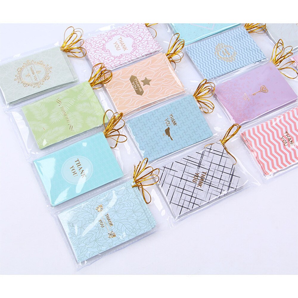 128Pcs Greeting Cards Handmade Invitation Card for Party Wedding Banquet