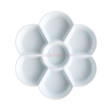 Watercolor palette plum plate thickened palette easy to wash resistant paint painting palette