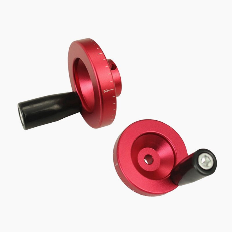 Manual DIY lathe handwheel machine tools Aluminium alloy hand wheel slide table buddhabeads machine tailstock