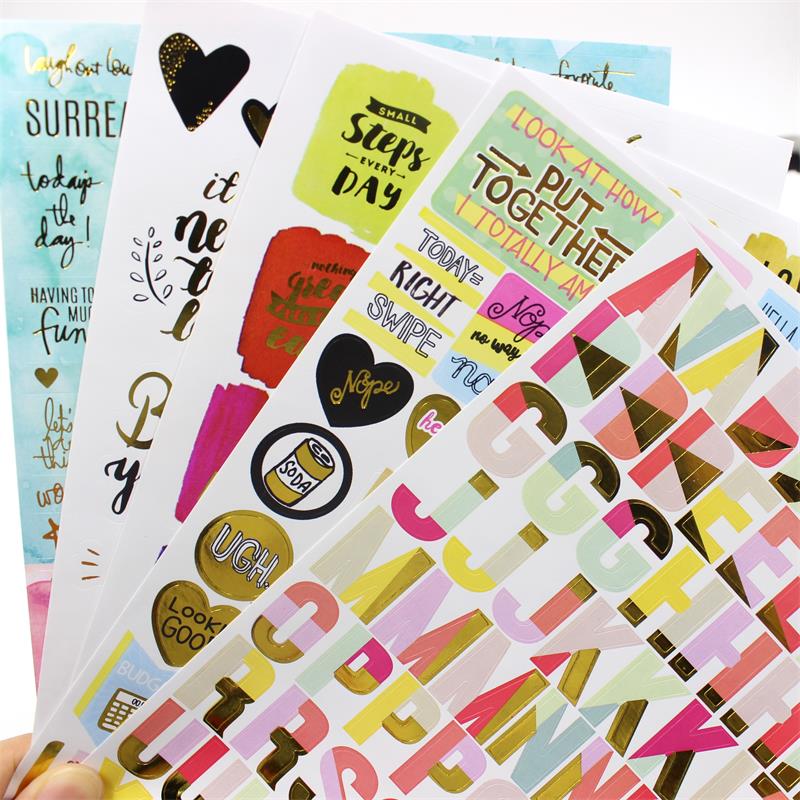 Good Day Lovely Sticker set for Scrapbooking DIY Projects/Photo Album/Card Making Crafts