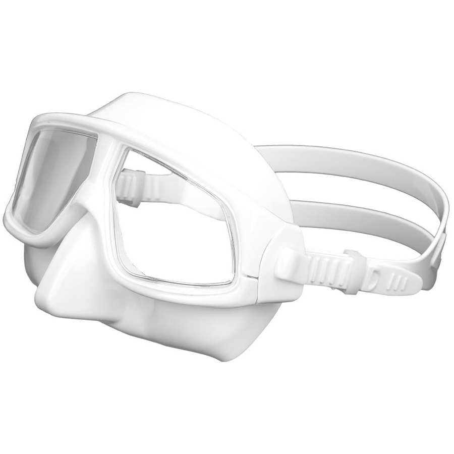 Professionele Duikbril Siliconen Duikbril Waterdichte Snorkelen Scuba Onderwater Anti-Fog Bril Duikuitrusting: WHITE