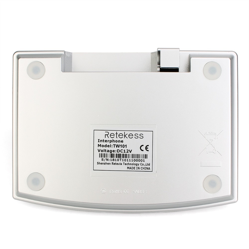 Retekess TW101 3W Venster Intercom Systeem Speaker Bank Office Station Twee Weg Intercommunication Microfoon Met Anti-diefstal Glas