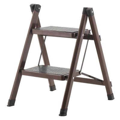Escalera plegable pequeña antideslizante escalera plegable dorada gigante escalera de seguridad escalera de paso bajo taburete para lavar el coche rodamiento de 100kg: 7