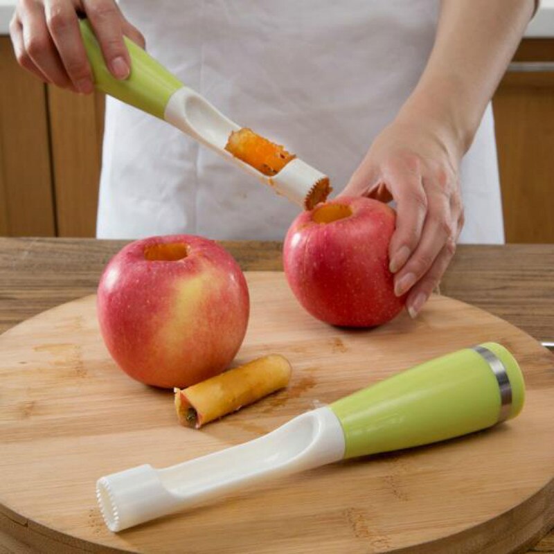 Apple Pear Fruit Corers Slicer Peeler Cutter Parer Knife Plastic Fruit Tools Good Helper Corers