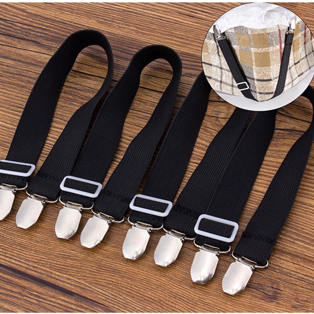 2 Stuks Verstelbare Laken Houder Matras Hoek Houder Fasteners Grijper Jarretel Cover Deken Grijpers Fixing Antislip Band