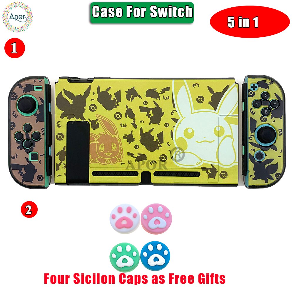 For Nintend Switch Console PC Case Protective Housing Shell Dockable Cover for Nintendo Switch Game Accessories