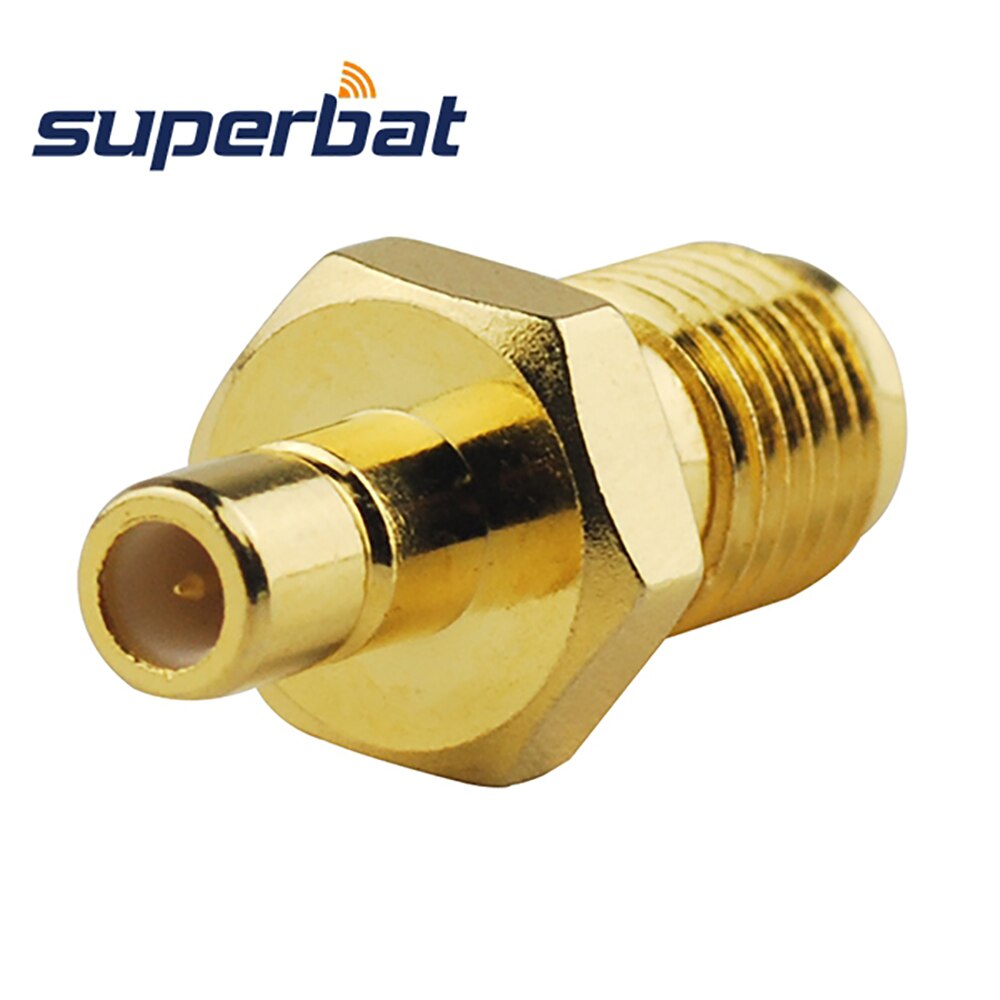 Superbat 5 uds SMA-SMB adaptador SMA hembra Jack a SMB Jack recto conector Coaxial RF