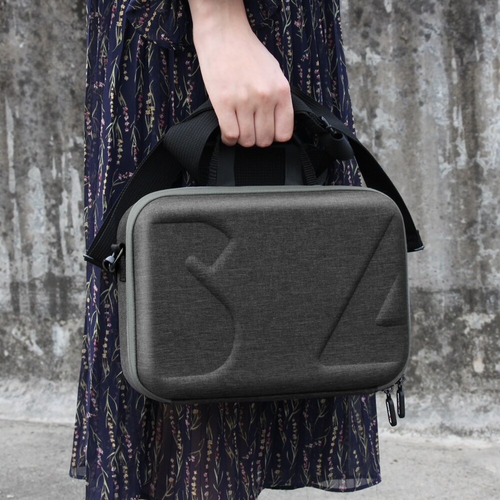 Bolsa de almacenamiento para Dron DJI Mavic Mini, estuche rígido portátil con asa de cuero, caja de transporte de hombro, accesorios