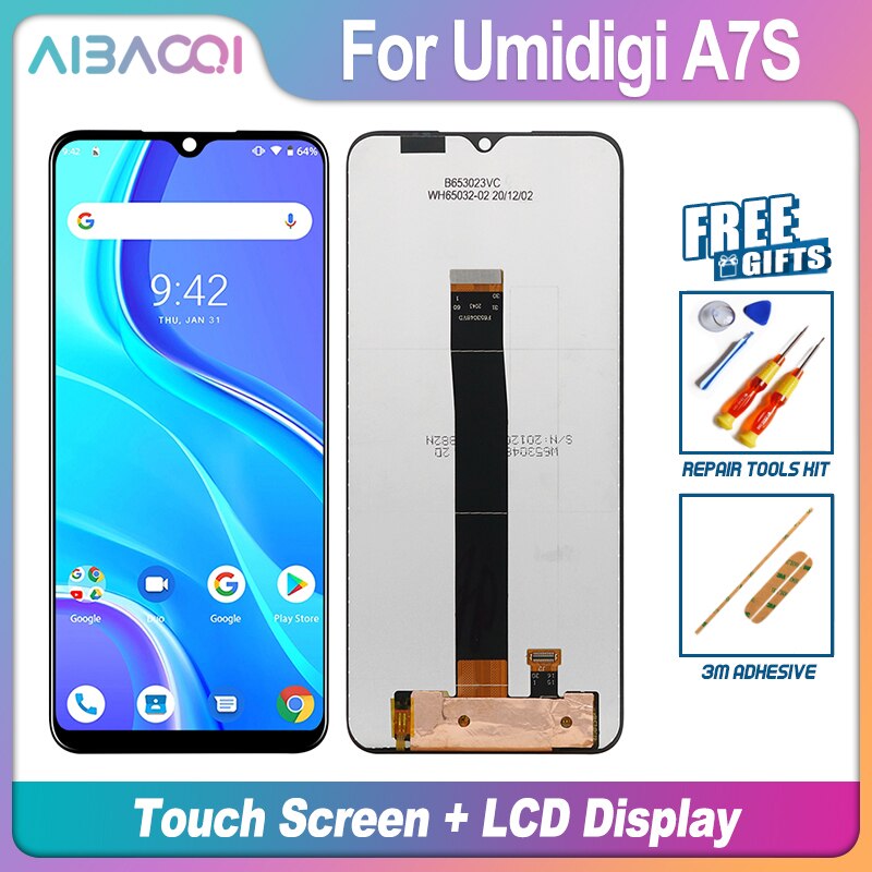AiBaoQi Touch Screen+LCD Component Replacement For Umidigi A9 Pro/A7/A7S/A7 Pro/A5 Pro/Z/Super/BISON Phone: For A7S