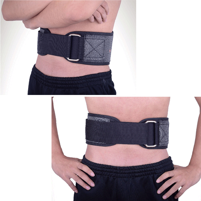 Nylon Exercise Belt Gym Fitness Waist Squat Training Dumbbell Barbell Lifting Dip Powerlifting Gym Equipment