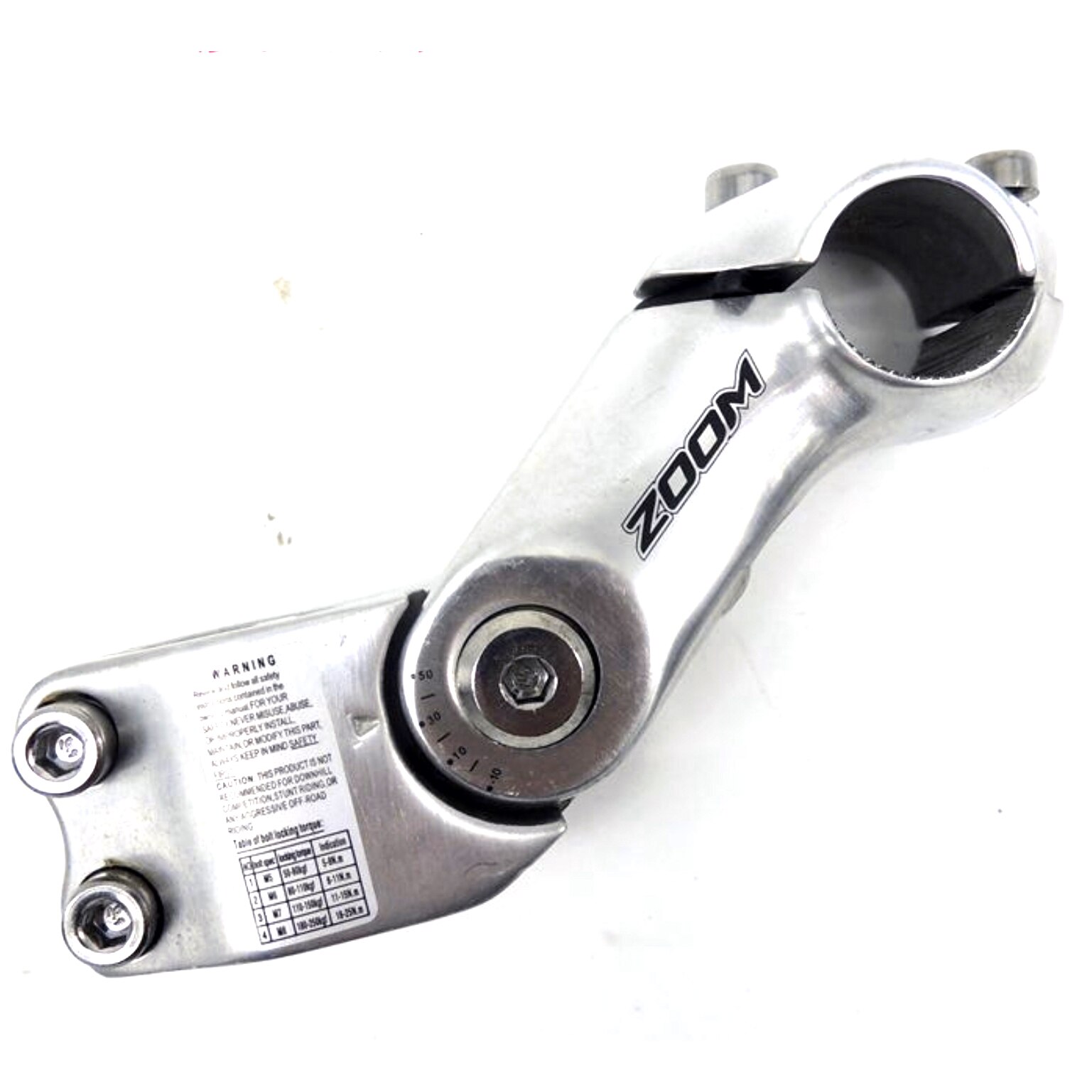 Bicycle Handlebar Stem Ultralight MTB Road Bike 25.4/31.8mm Adjustable Bike Stem 3D Aluminium Alloy