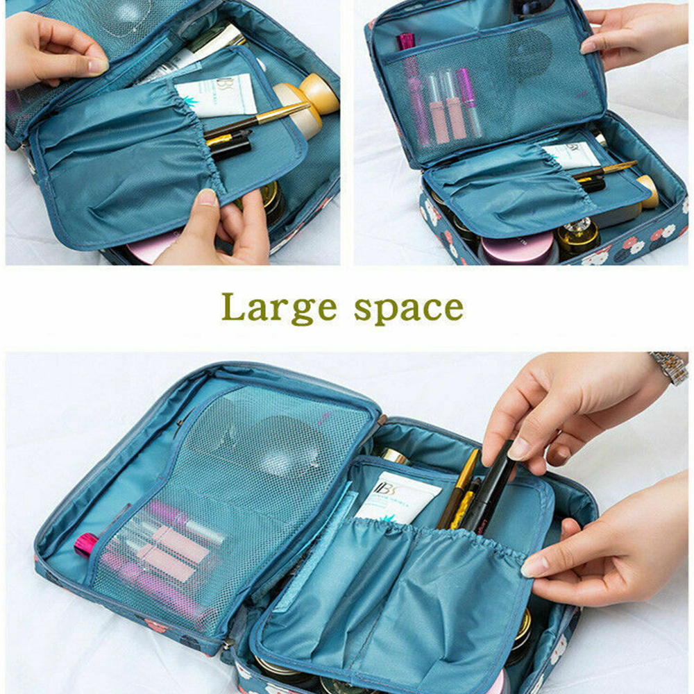 Artículos de tocador para mujer, higiene Personal, bolsa de cosméticos portátil impermeable, bolsas organizadoras de viaje al aire libre, almacenamiento para niñas, estuches de maquillaje de belleza