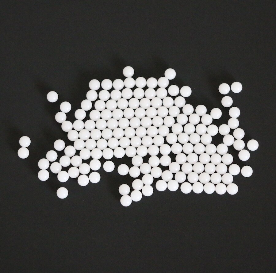 5mm 100pcs Delrin (POM) Effen Plastic Ballen voor Klep componenten, lagers, gas/water toepassing
