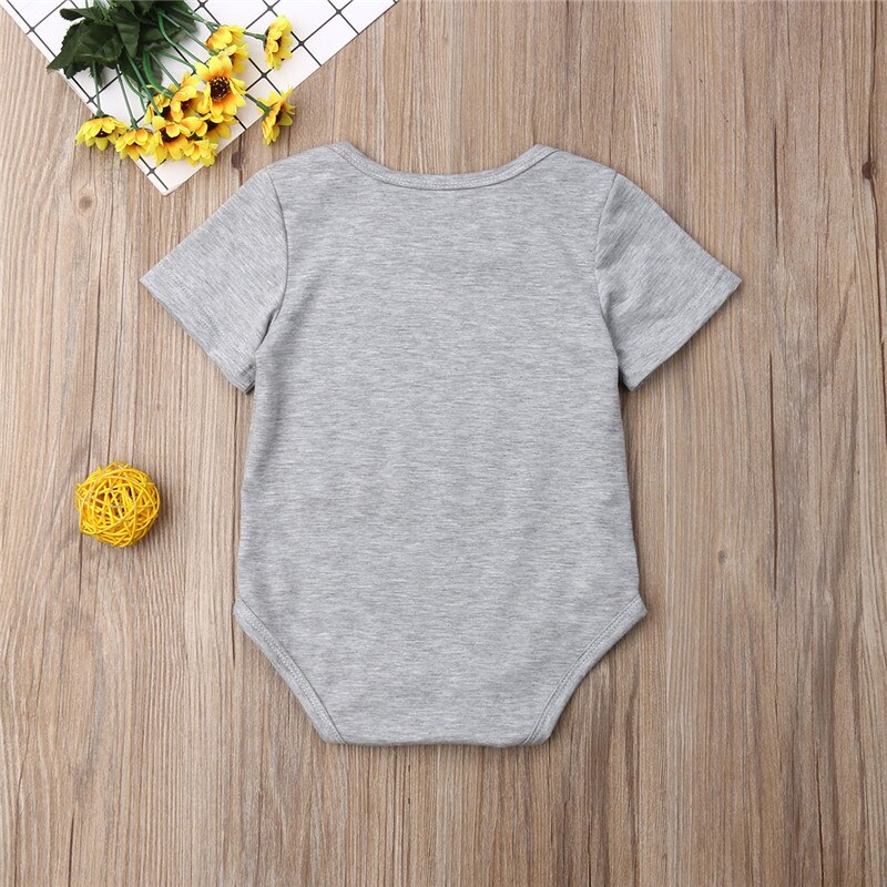 Infant Baby Boy Girl Cotton Bodysuit Jumpsuit Summer Clothes Outfits Sunsuit