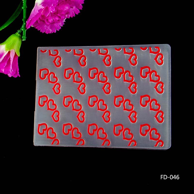 neue Blume Schmetterling Rahmen Textur Sammelalbum DIY Papier Schneiden Stirbt Scrapbooking Kunststoff Präge Ordner: FD-046