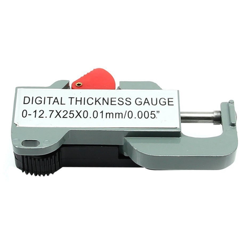 Portable Precise Digital Thickness Gauge Meter Metal Tester Micrometer 0 to 12.7mm