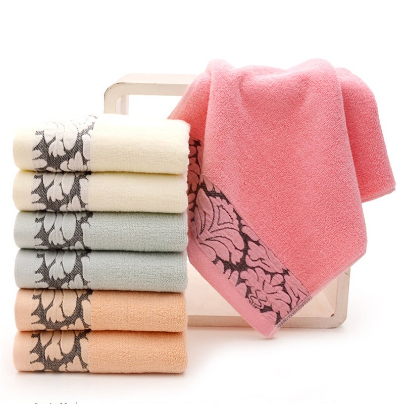 Ansigt og badehåndklæde sæt voksen almindelig farve vandabsorption bomuld jacquard til badestrand hotel