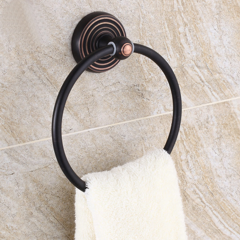 Oil Rubbed Bronze Bathroom Accessories Set Towel Shelf Towel Holder Toilet Paper Holder Wall Mounted Bath Hardware Sets