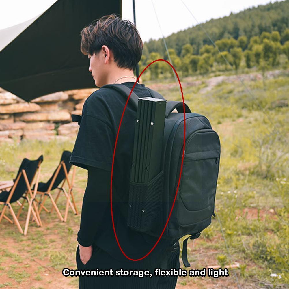 Portable Table Outdoor Furniture Foldable Folding Camping Aluminum Picnic Hiking Furniture Table Traveling Outdoor Desk All A3k7