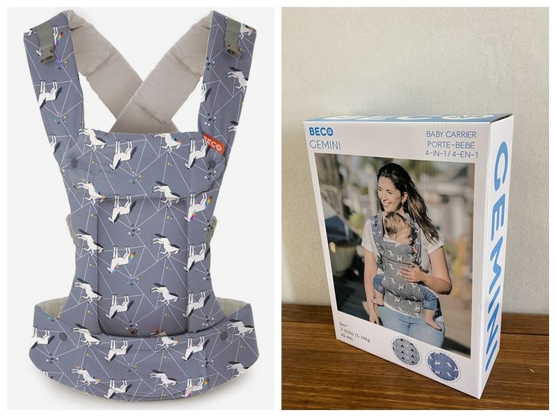 Babydelight-Bolsa de canguro para bebé, mochila portabebés, canguro, Canguru, frontal y trasero, invierno, 360: 325 Blue With Box