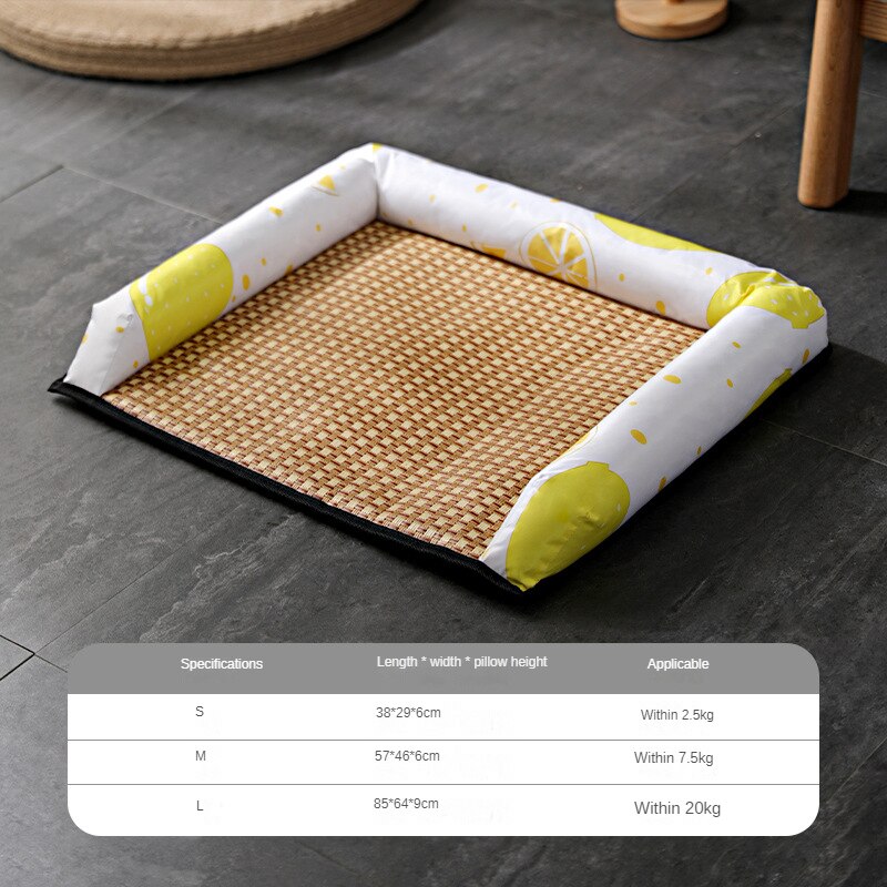 Neue Sommer Kühl matt Großen Hund Bett Für Hunde Haustier Chiens Haustiere Hunde Zubehör Katzen Liefert Produkte Heimat Garten: Schokolade / L