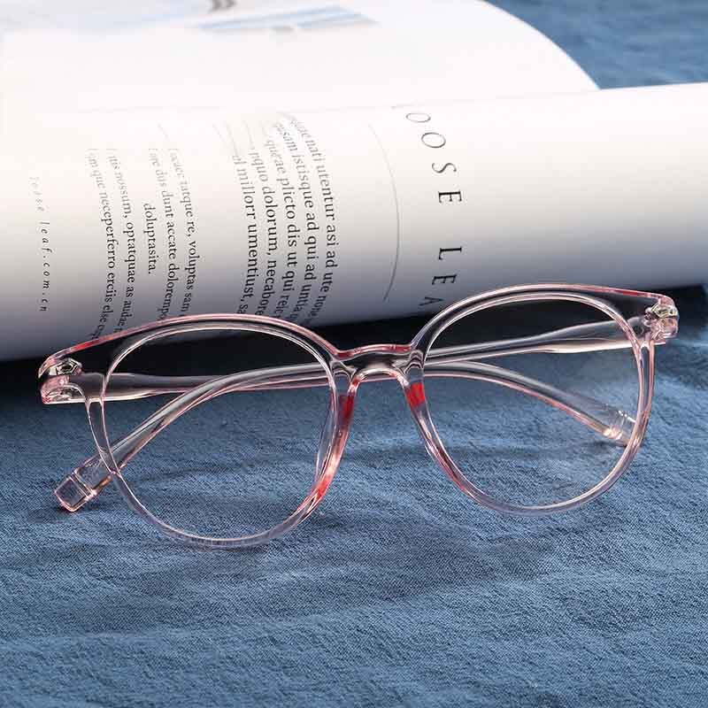 Cat Eye Optics Glasses Frame Men Women Solid Color... – Grandado
