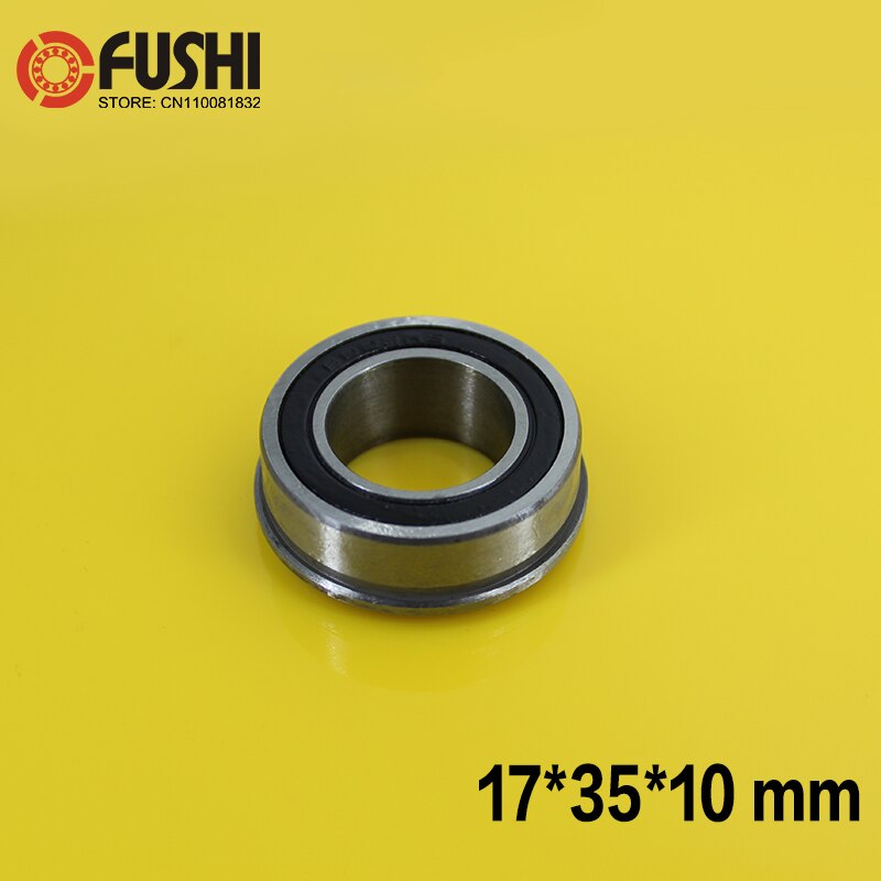 F6003-2RS Wheelbarrow Bearing 17*35*10 mm ( 1 PC ) Garden Trolley Ball Bearings With Flanged
