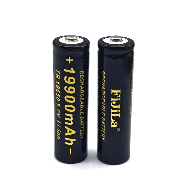 FiJiLa Original 19900mAh 3.7V 18650 Lithium ion batteries Rechargeable Battery For Flashlight Torch