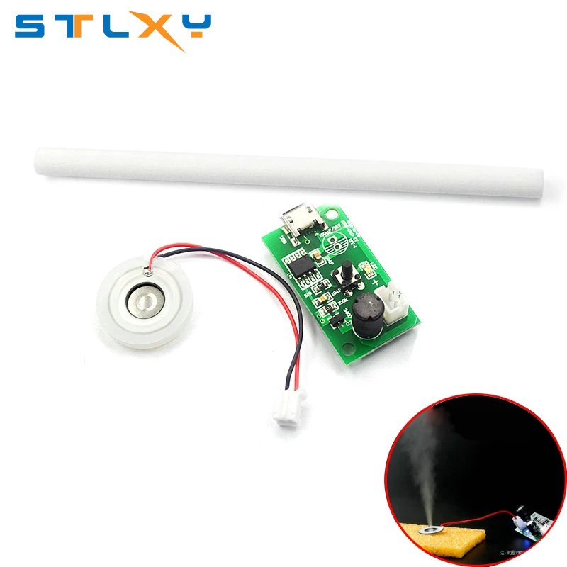 USB mini Umidificatore kit FAI DA TE nebbia creatore e autista Circuito Fogger Atomizzazione Pellicola Atomizzatore Foglio mini Oscillante