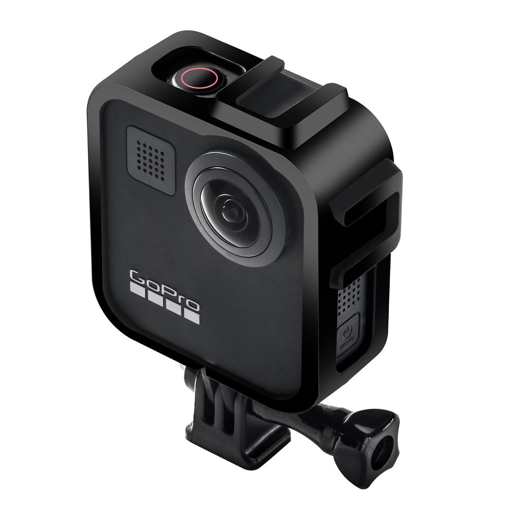 Panoramic Action Camera Side Border Protect The Fuselage Precise Hole Position Feel Comfortable Black