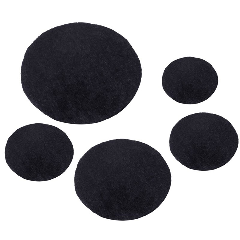 Black Adhesive Back Felt Sheets Fabric Sticky Back Sheets Self-Adhesive Durable And Water Resistant, 10 PCS CNIM