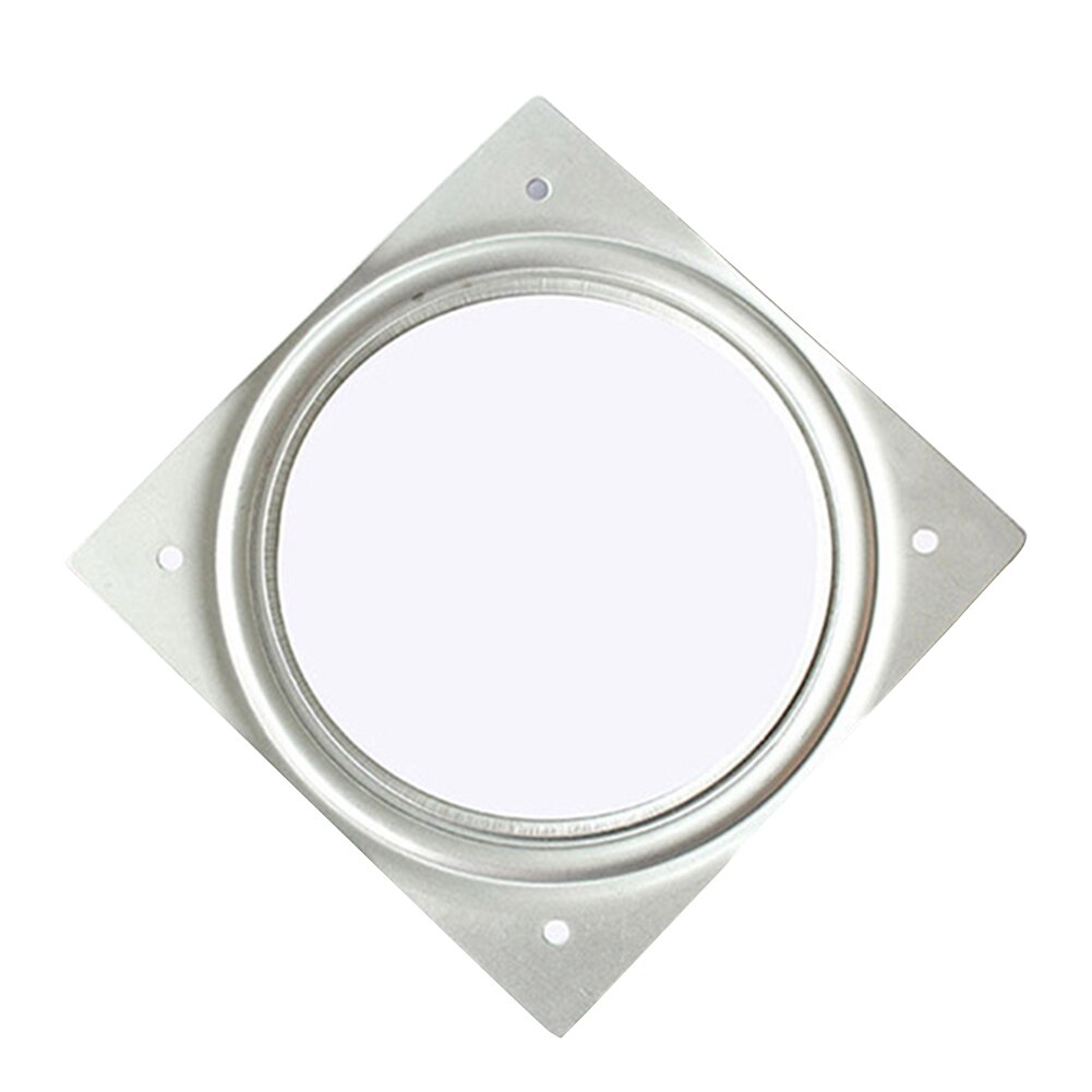 Soporte giratorio de 360 grados para muebles, Base de placa giratoria con rodamiento de bolas, estante de TV de escritorio galvanizado con rodillos, herramienta cuadrada