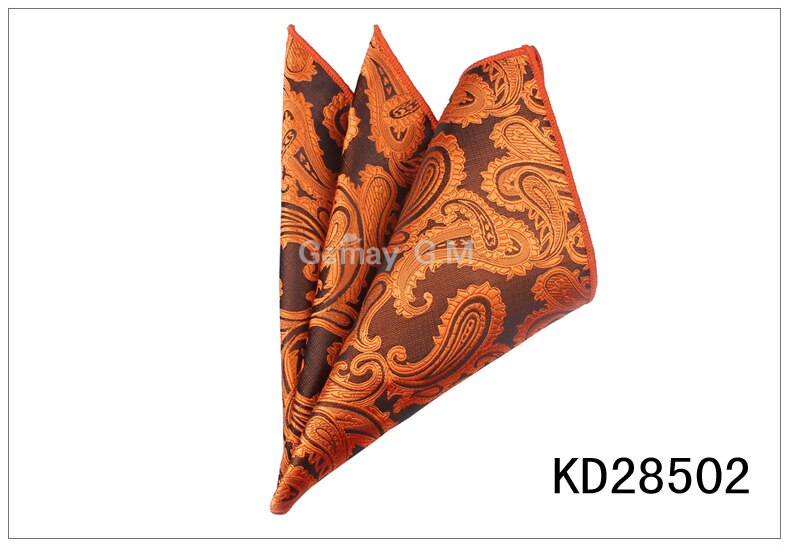 Mænd lommetørklæder hanky til mænd blomstret herre lommetørklæder afslappet jakkesæt firkantede lommetørklæde håndklæder til fest 25 cm x 25 cm: Kd28502