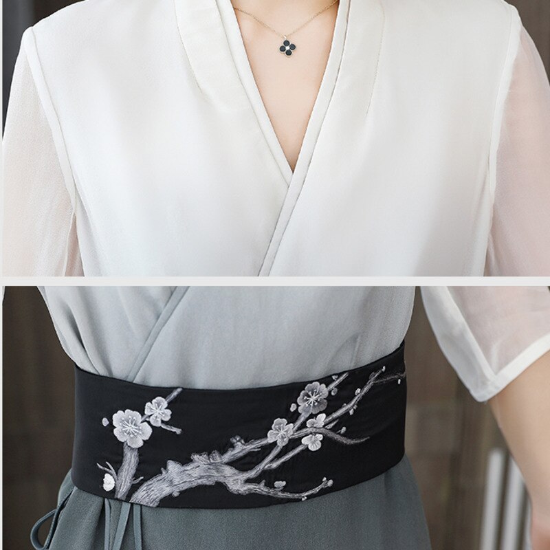 Chinese Traditional Hanfu Women Qipao Long Dress 2022 China Style Harajuku Vintage Asian Dresses Robe Eleganti Vestido De Mujer