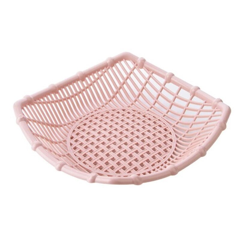 Hometree 1pc hul frugtkurv stue plastik snacktallerken frugttallerken slikkurv køkken grøntsagskurv  h492